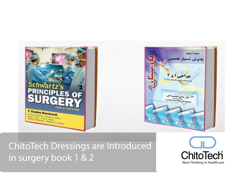 ChitoTech Dressings are Introduced in surgery book