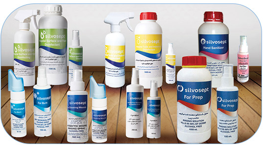 SilvoSept Antiseptic products